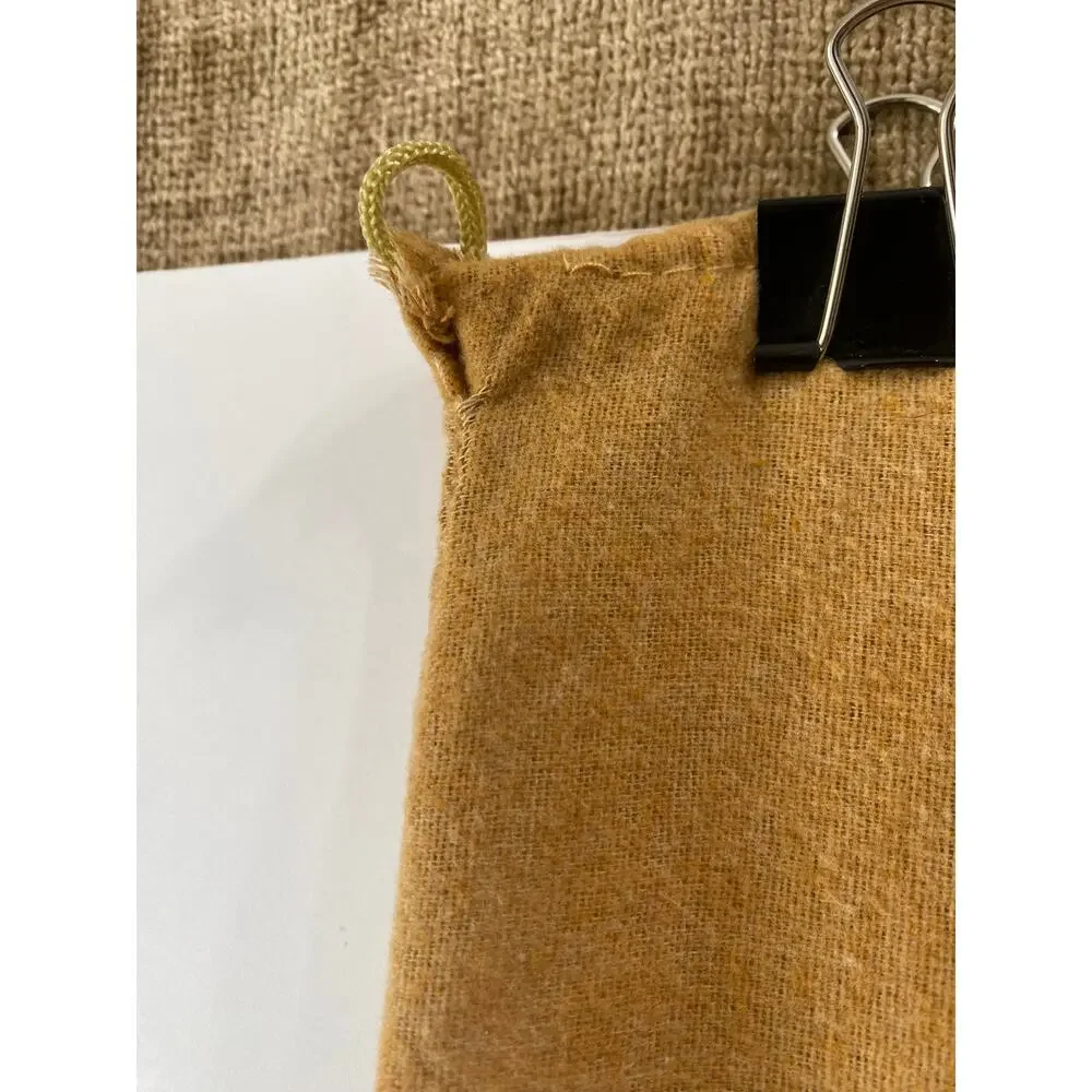 Louis Vuitton Dust Bag Lot of 5 Cotton & Wool Assorted Sizes Large Drawstring